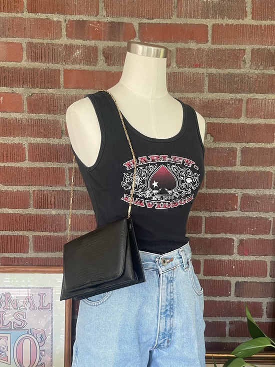 Harley-Davidson Tops - SOLD Harley-Davidson Black Tank with Red & White Graphic